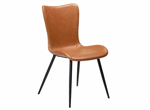 Medusa spisebordsstol - Lysbrun vintage pu læder - Stærk pris 